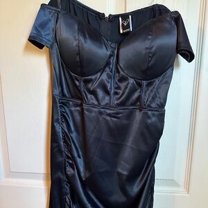 Women's Navy Blue formal Mini Dress